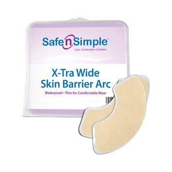 Safe-n' Simple X-Tra Wide Skin Barrier Arc for security when swimming with a stoma