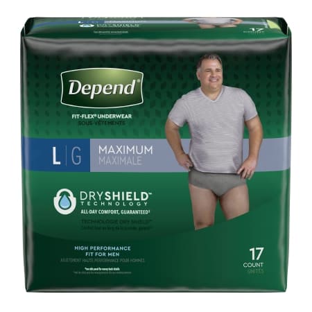 Depend Silhouette Active Fit Moderate Absorbency Pull-On Underwear