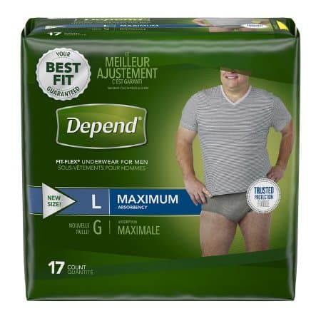 Depend Fit-Flex Underwear for Men - Personally Delivered