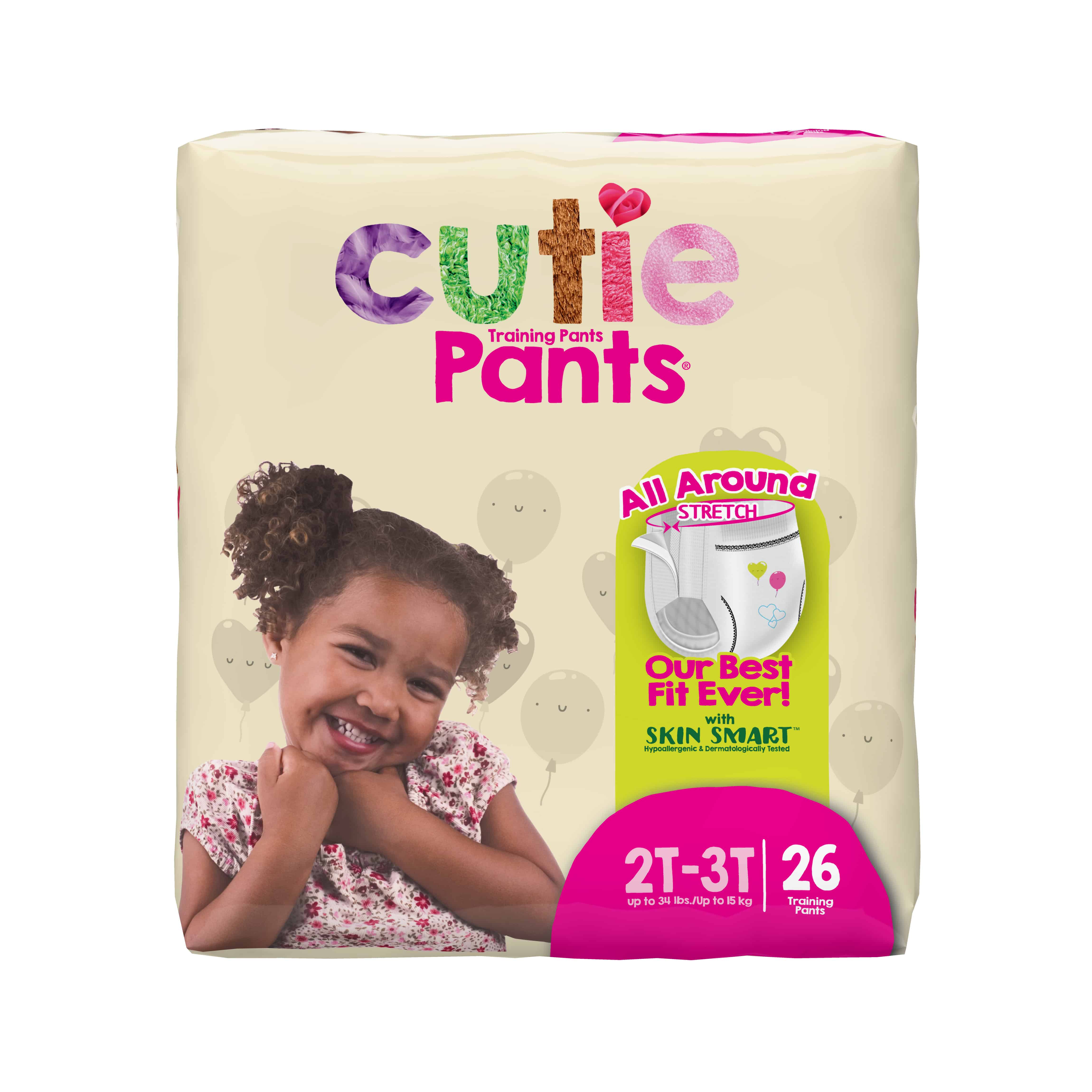 Cutie Pants Refastenable Training Pants for Girls