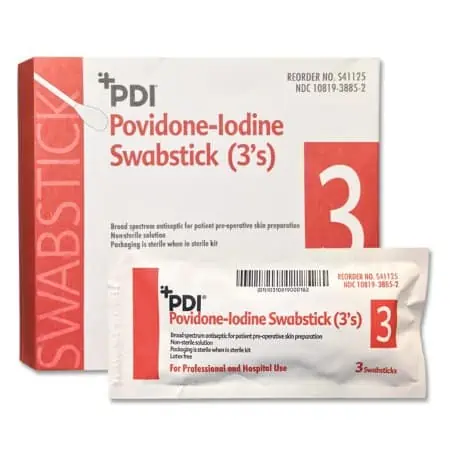 Medline Povidone Iodine Prep Solution – item #MDS093906H